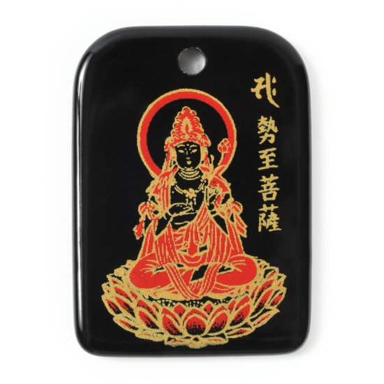 蒔絵根付 八体仏・勢至菩薩(午歳)・守護本尊