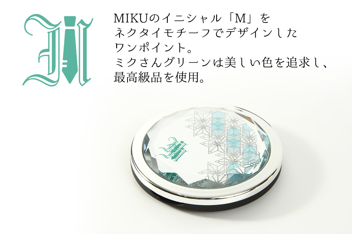 橋本漆芸の蒔絵クリアコンパクトミラー（クリア）のデザイン