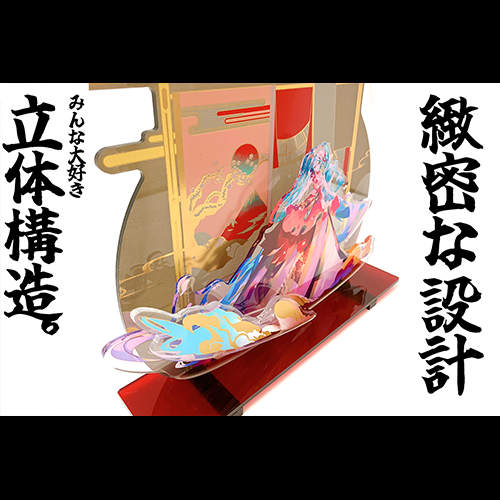 蒔絵アクリルスタンド　初音ミク