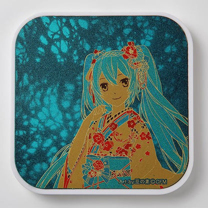 蒔絵ワイヤレス充電器　初音ミク　紙箱入り